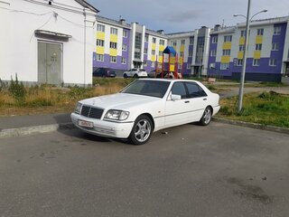 1998 Mercedes-Benz S-Класс 320 Long III (W140) Рестайлинг, белый, 1300000 рублей, вид 1