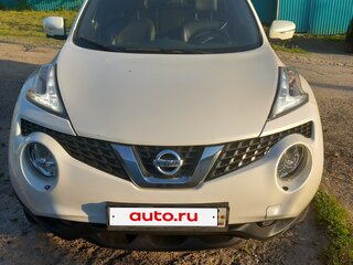 2017 Nissan Juke I Рестайлинг, белый, 1250000 рублей, вид 1