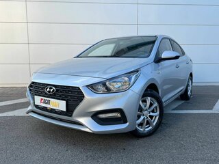 2018 Hyundai Solaris II, серебристый, 1199000 рублей, вид 1