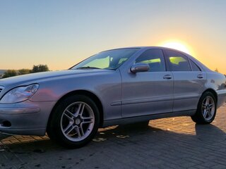 2001 Mercedes-Benz S-Класс 320 IV (W220), синий, 1100000 рублей, вид 1