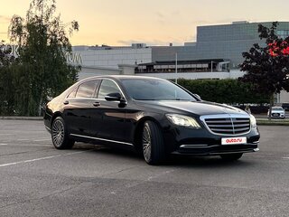 2017 Mercedes-Benz S-Класс 350 CDI BlueTEC Long 7G-TRONIC VI (W222, C217), чёрный, 4250000 рублей, вид 1