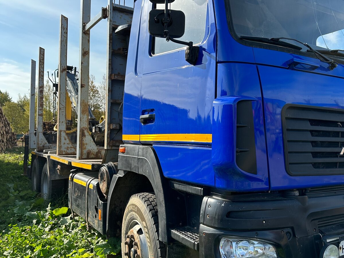 Купить б/у МАЗ 6312 дизель механика в Котельниче: синий сортиментовоз ...