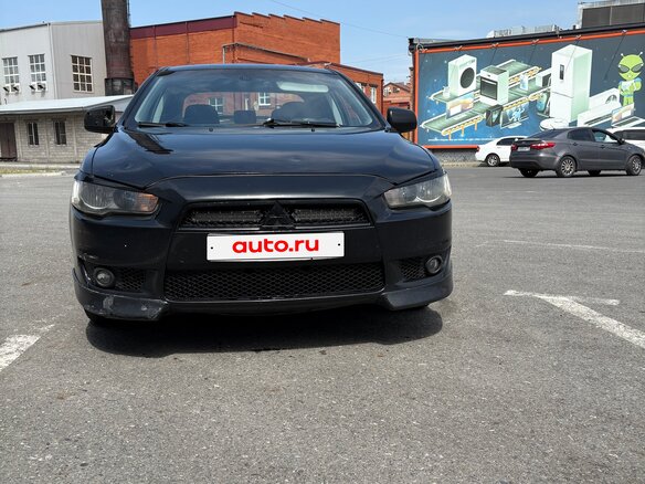 2008 Mitsubishi Lancer X, чёрный, 550000 рублей - вид 2