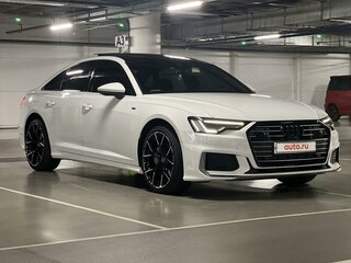 2019 Audi A6 40 TDI V (C8), белый, 4460000 рублей, вид 1