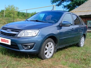 2014 Lada (ВАЗ) Granta I, синий, 550000 рублей, вид 1