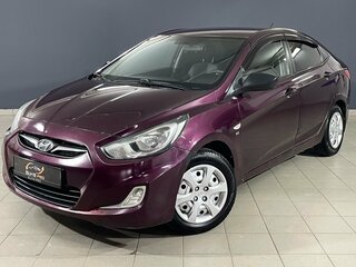 2013 Hyundai Solaris I, фиолетовый, 585000 рублей, вид 1