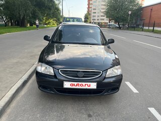 2011 Hyundai Accent ТагАЗ II, чёрный, 420000 рублей, вид 1