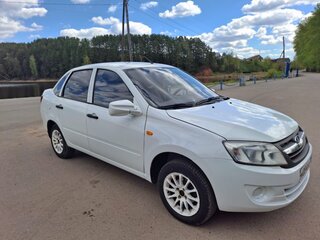 2014 Lada (ВАЗ) Granta I, белый, 439000 рублей, вид 1