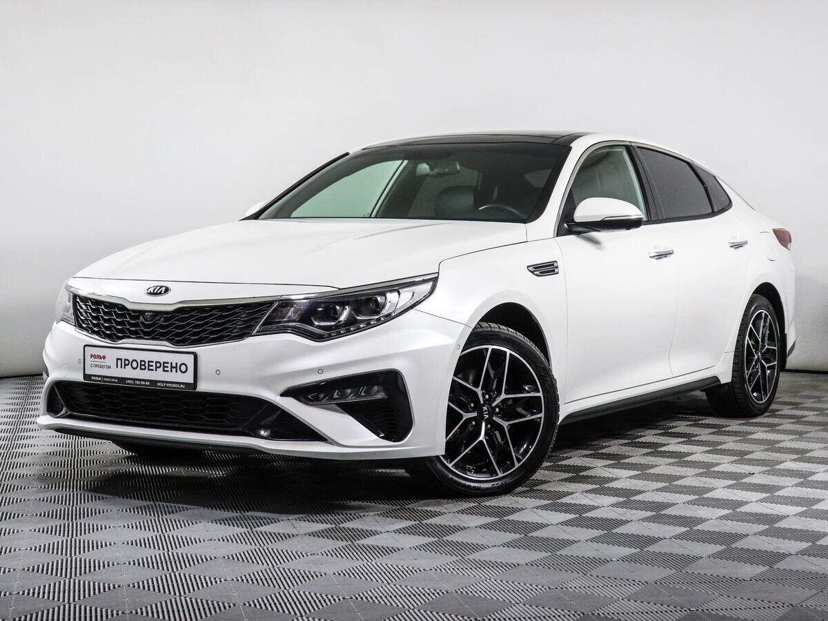 Kia optima белая