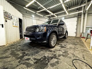 2012 Land Rover Range Rover Sport I Рестайлинг, синий, 1390000 рублей, вид 1