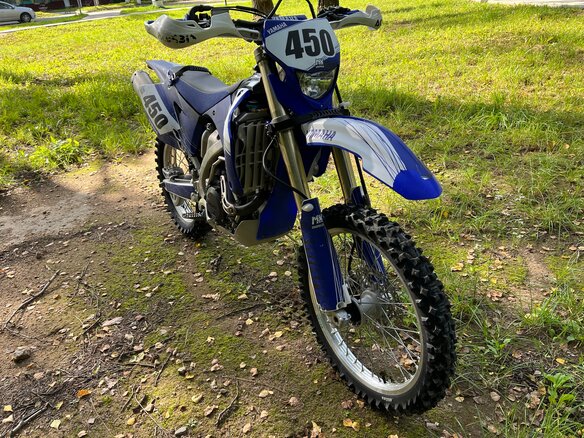 2011 Yamaha WR450F, синий, 480000 рублей - вид 3
