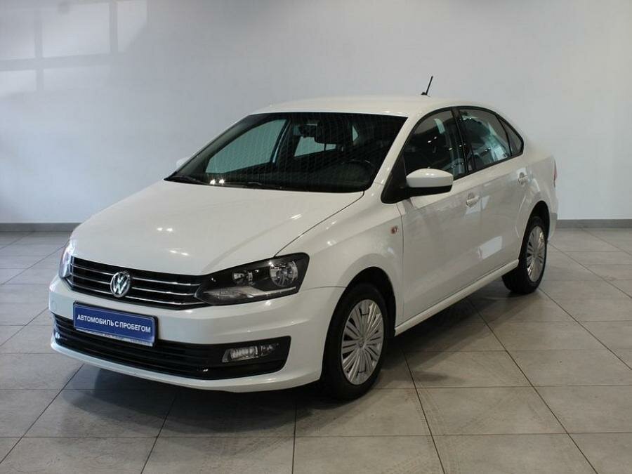 Volkswagen Polo 2017 Р±РµР»С‹Р№