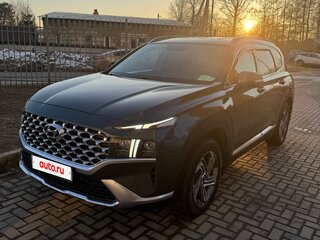 2021 Hyundai Santa Fe IV Рестайлинг, зелёный, 3140000 рублей, вид 1