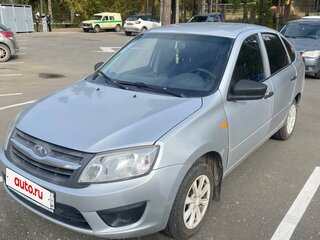 2015 Lada (ВАЗ) Granta I, серебристый, 270000 рублей, вид 1