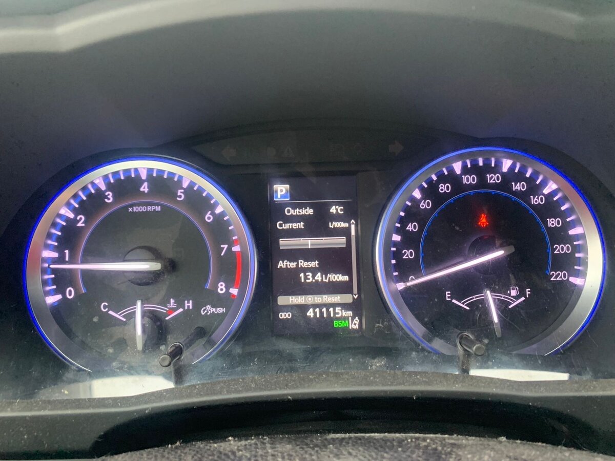 2018 Toyota Highlander III (U50) Рестайлинг, синий, 3649000 рублей - вид 11