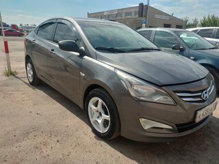 2015 Hyundai Solaris I Рестайлинг, серый, 650000 рублей, вид 1