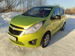 2012 Chevrolet Spark III, зелёный, 650000 рублей, вид 1