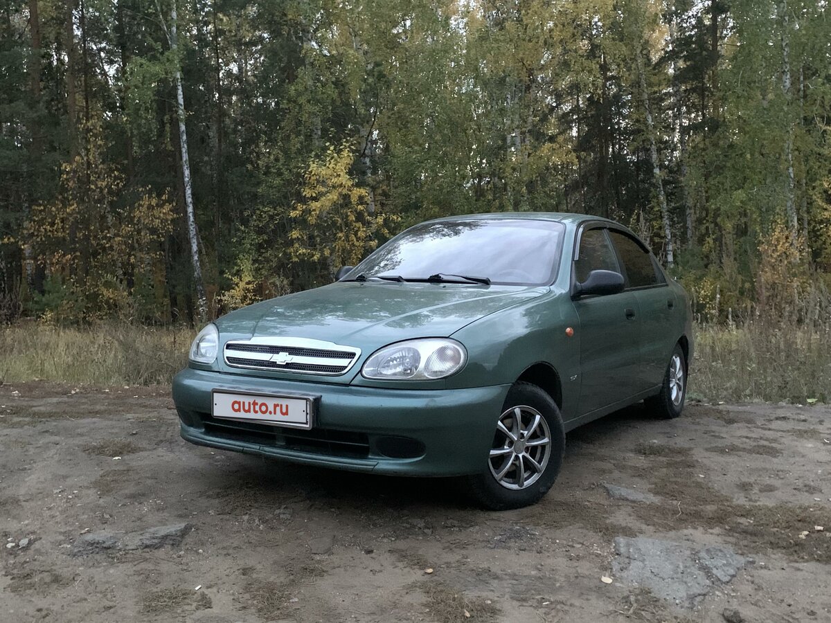 Шивроле lanos хэтчбек зелёный