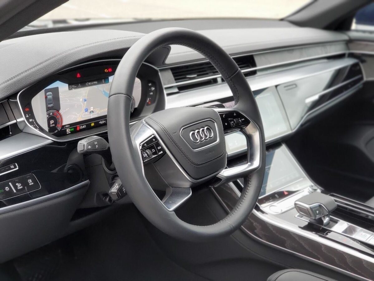 2019 Audi A8 Long 55 TFSI IV (D5), чёрный - вид 20