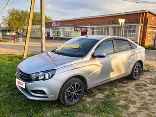2019 Lada (ВАЗ) Vesta I, серебристый, 800000 рублей, вид 1