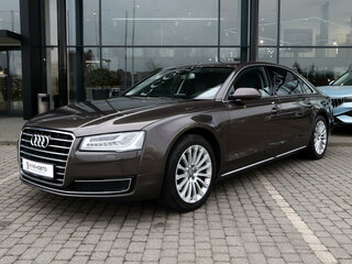 2013 Audi A8 Long III (D4) Рестайлинг, коричневый, 1649000 рублей, вид 1