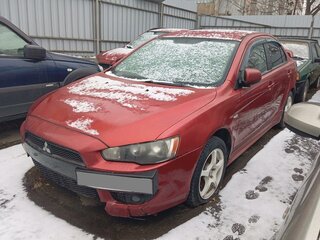 2008 Mitsubishi Lancer X, красный, 365000 рублей, вид 1