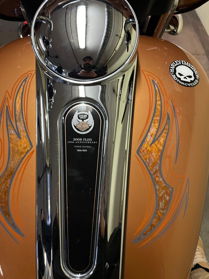 2007 Harley-Davidson Street Glide, оранжевый, 720000 рублей - вид 13