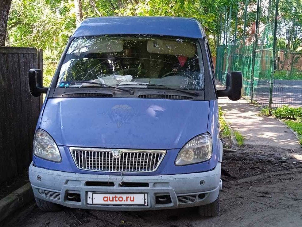 Купить б/у ГАЗ Соболь (2217) бензин механика в Поварово: синий ...