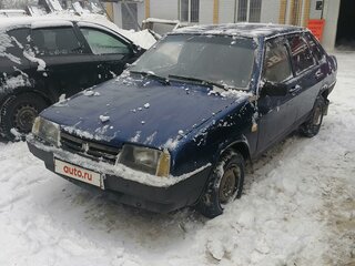 2002 LADA (ВАЗ) 21099, синий, 65000 рублей, вид 1