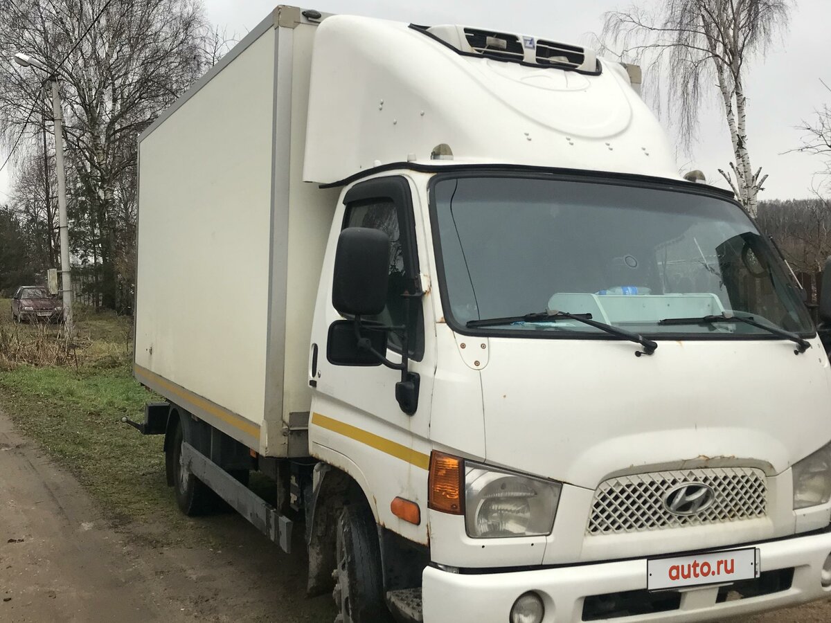 Купить б/у Hyundai HD65 дизель механика в Смоленске: белый рефрижератор ...