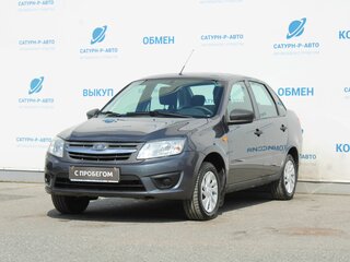 2015 Lada (ВАЗ) Granta I, серый, 395000 рублей, вид 1