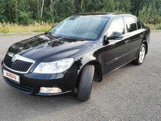2013 Skoda Octavia II (A5) Рестайлинг, чёрный, 1080000 рублей, вид 1