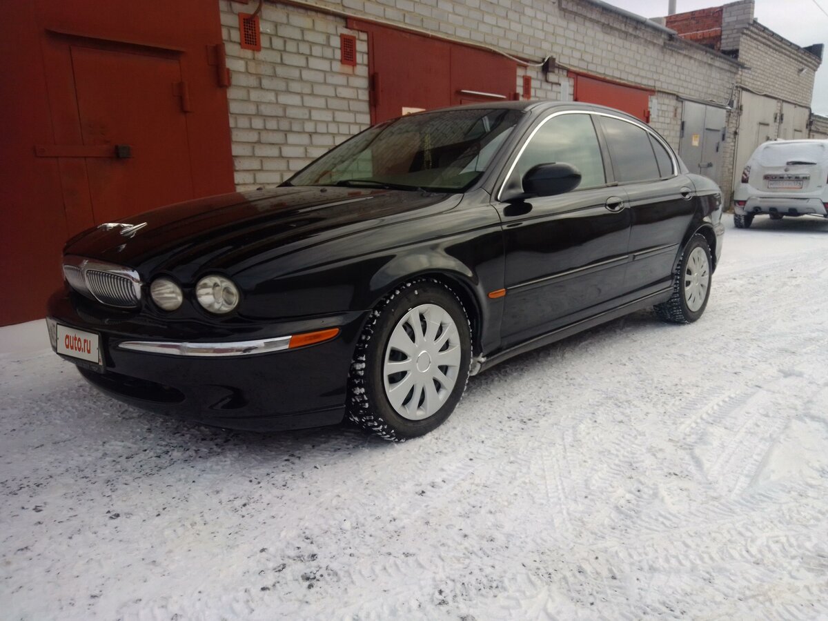 2001 Jaguar X-Type I, чёрный