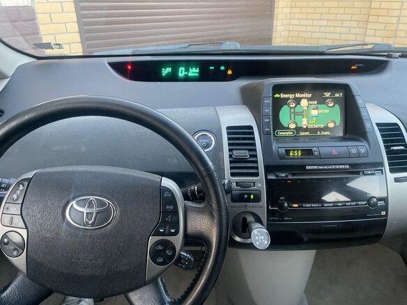 2007 Toyota Prius II Рестайлинг (XW20), голубой, 780000 рублей - вид 13