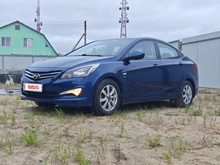 2016 Hyundai Solaris I Рестайлинг, синий, 1500000 рублей, вид 1