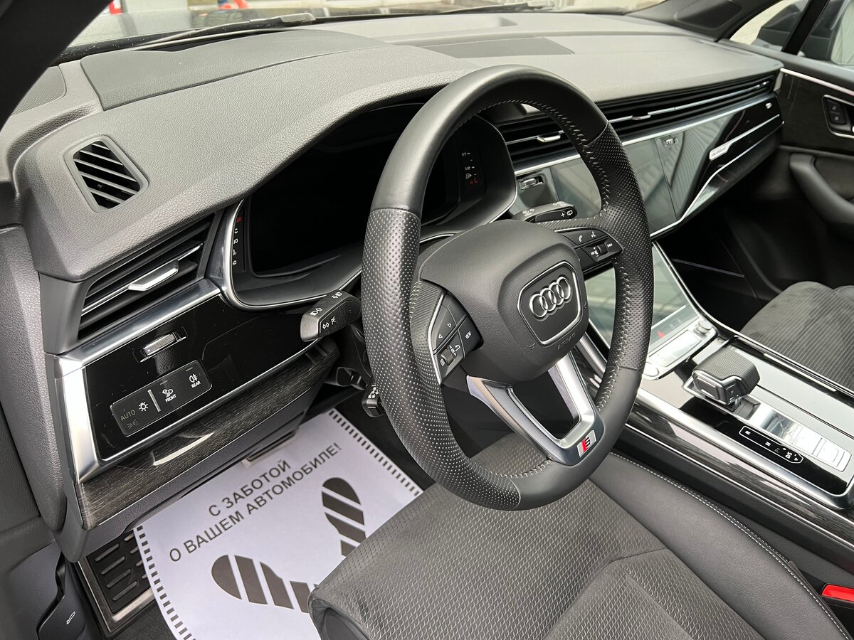 2020 Audi Q7 45 TDI II (4M) Рестайлинг, чёрный - вид 7