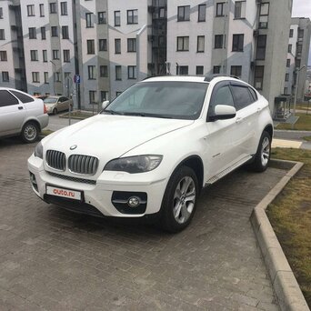2009 BMW X6 35d I (E71), белый, 1390009 рублей, вид 1