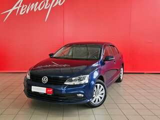 2017 Volkswagen Jetta VI Рестайлинг, синий, 1205000 рублей, вид 1