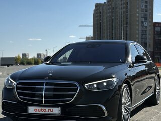 2021 Mercedes-Benz S-Класс 450 Long 4MATIC VII (W223), чёрный, 12000000 рублей, вид 1
