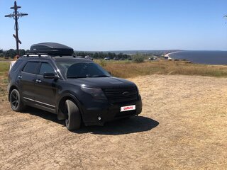 2013 Ford Explorer V, чёрный, 1370000 рублей, вид 1