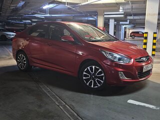 2012 Hyundai Solaris I, красный, 1139000 рублей, вид 1