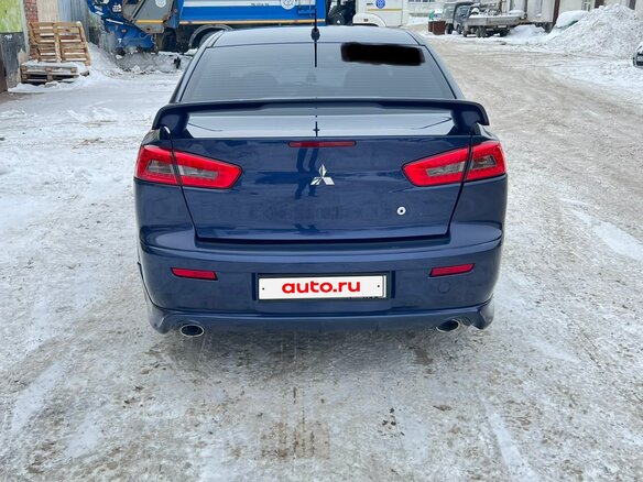 2008 Mitsubishi Lancer X, синий, 799000 рублей - вид 5