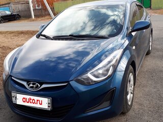 2014 Hyundai Elantra V (MD) Рестайлинг, синий, 880000 рублей, вид 1