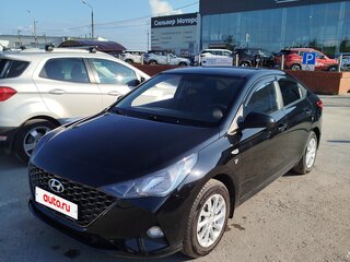 2021 Hyundai Solaris II Рестайлинг, чёрный, 1399000 рублей, вид 1