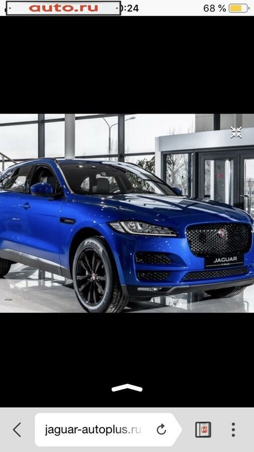 2018 Jaguar F-Pace I, синий - вид 2