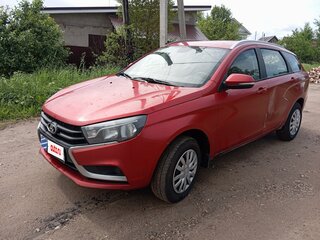 2019 Lada (ВАЗ) Vesta SW I, красный, 720000 рублей, вид 1