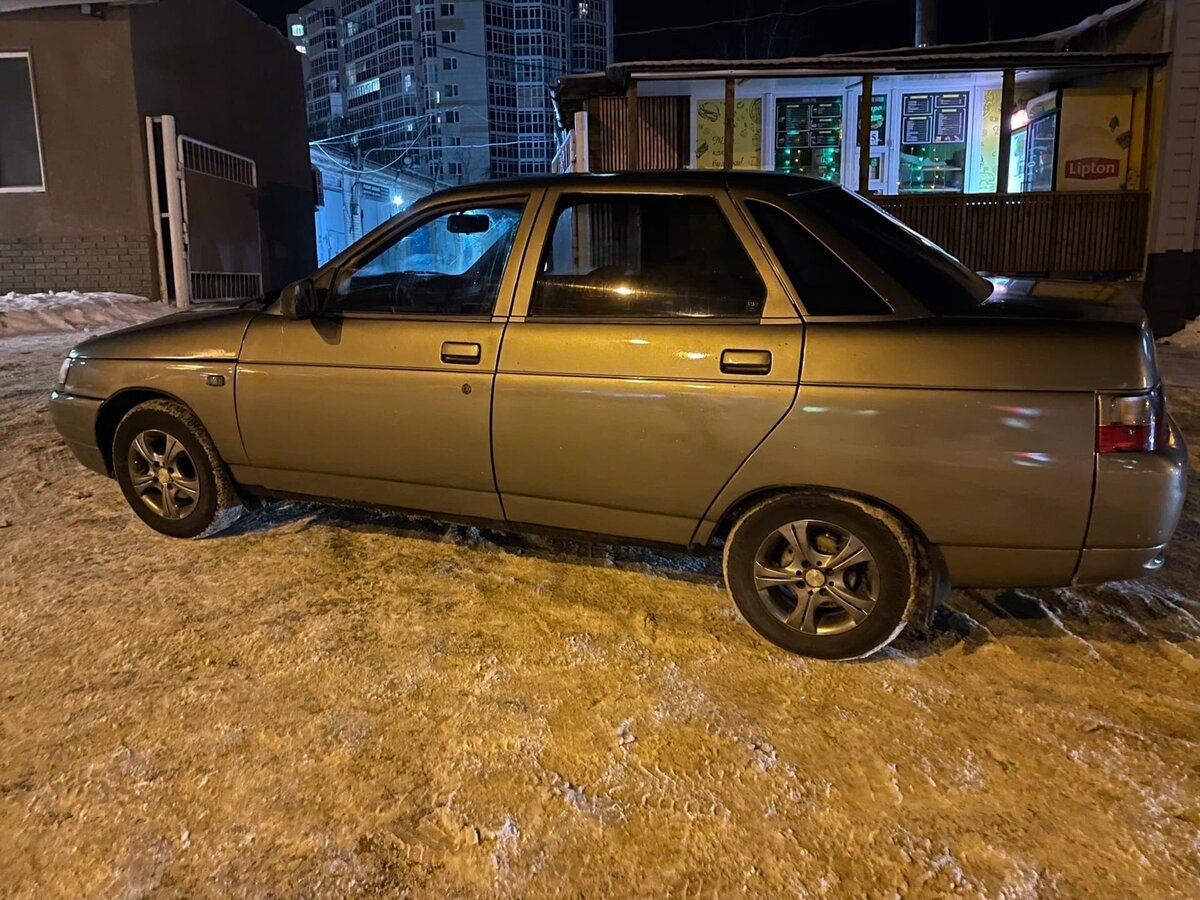 ВАЗ 2110 серебристо серо зеленый