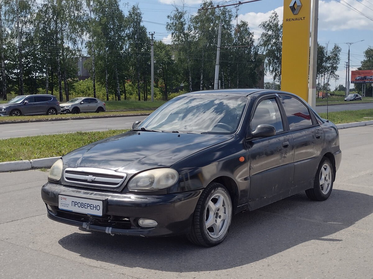 Chevrolet lanos 2008 черный