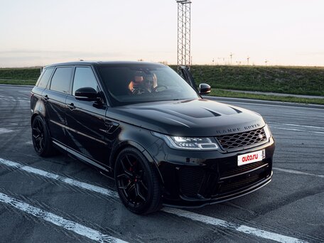 2020 Land Rover Range Rover Sport SVR II Рестайлинг, чёрный, 9300000 рублей, вид 1