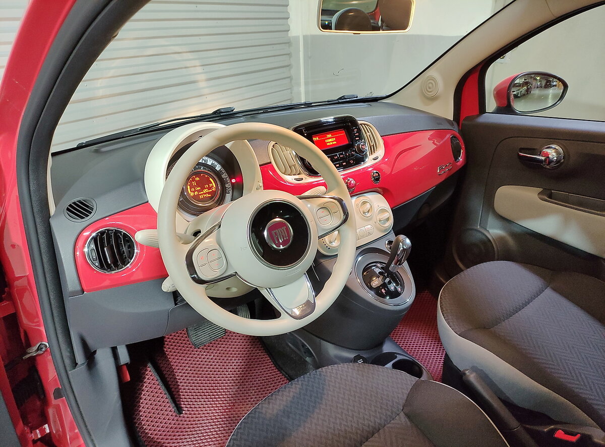 2017 Fiat 500 II Рестайлинг, красный - вид 11